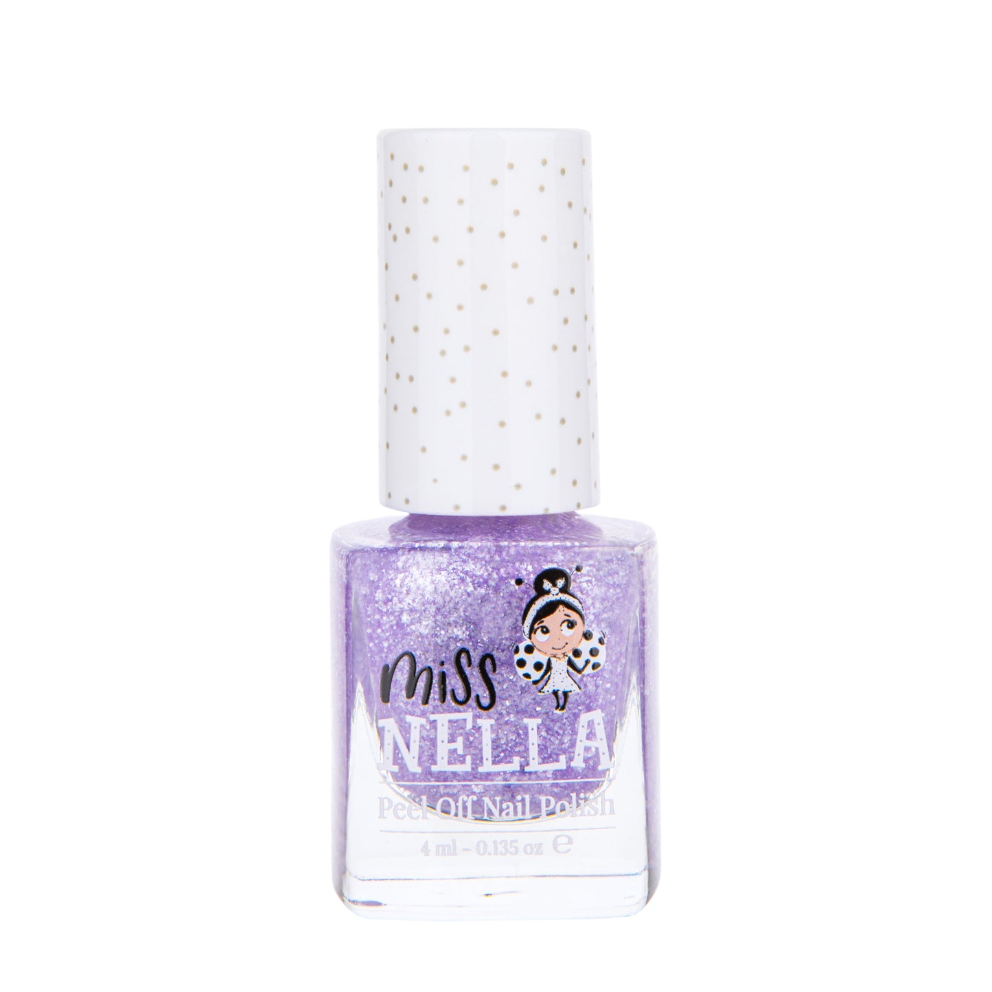 Sparkly Zebra 4ml Peel Off Kids Nail Polish