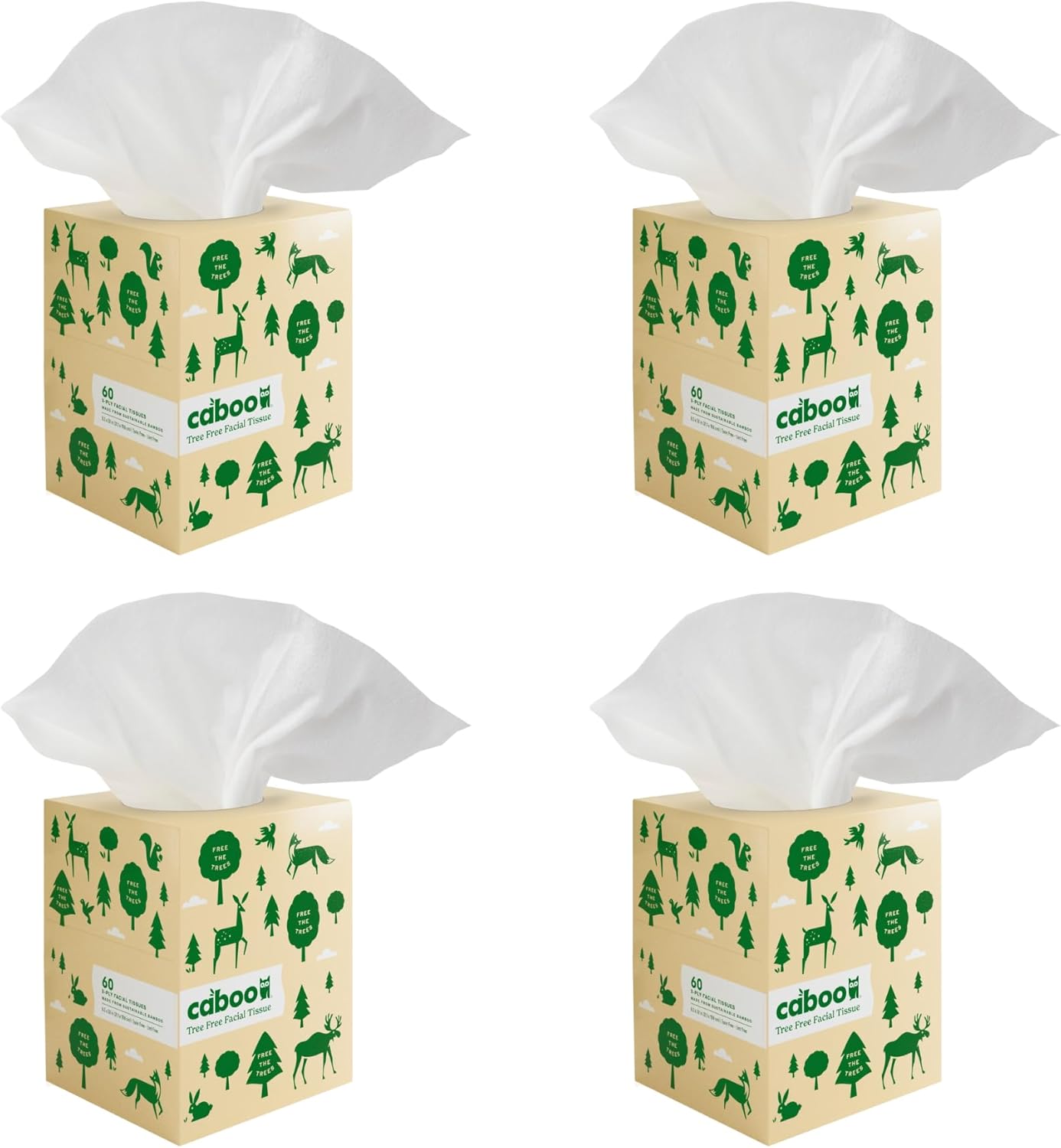 Caboo Cube Facial Tissue 3ply