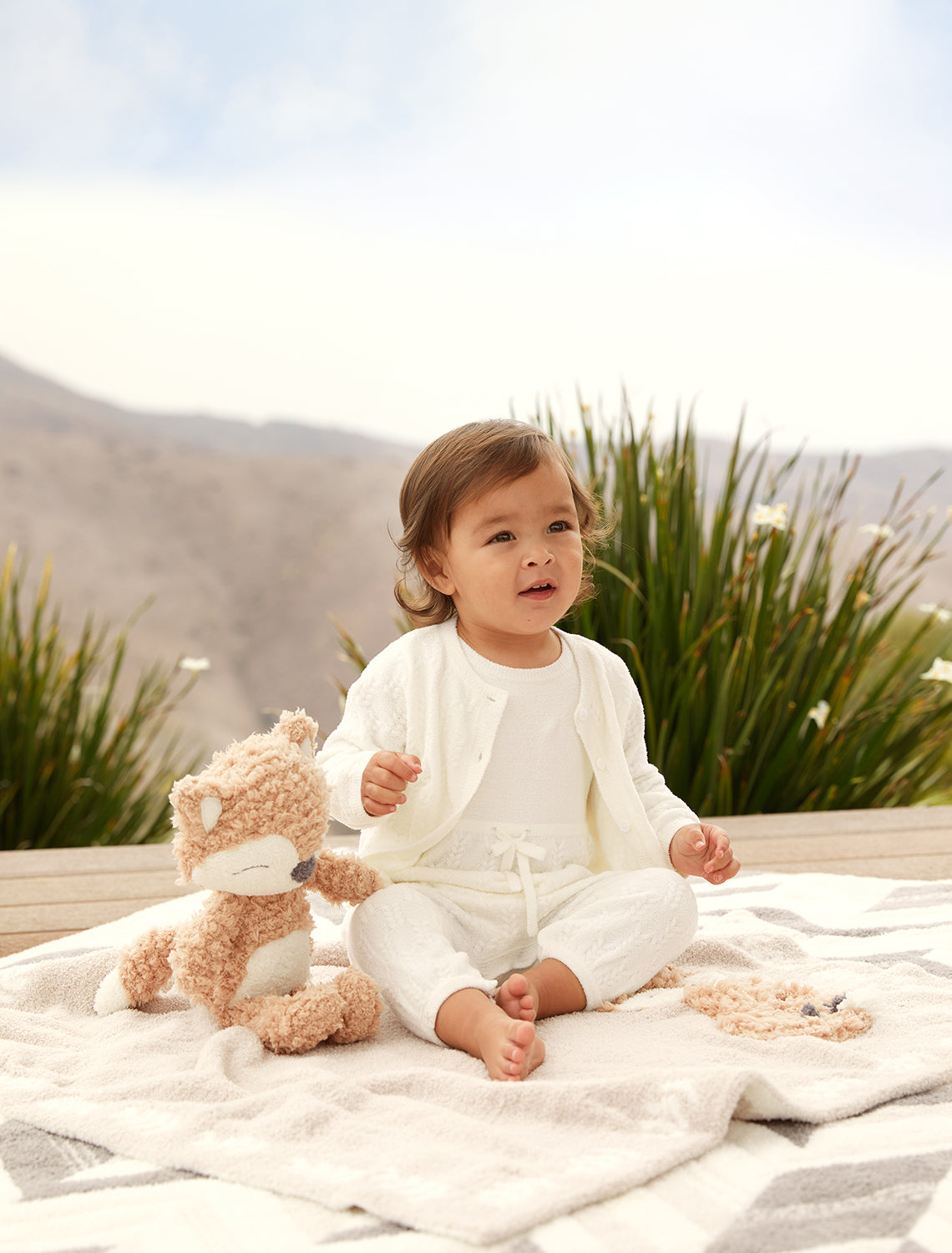 Cozychic Fox baby blanket