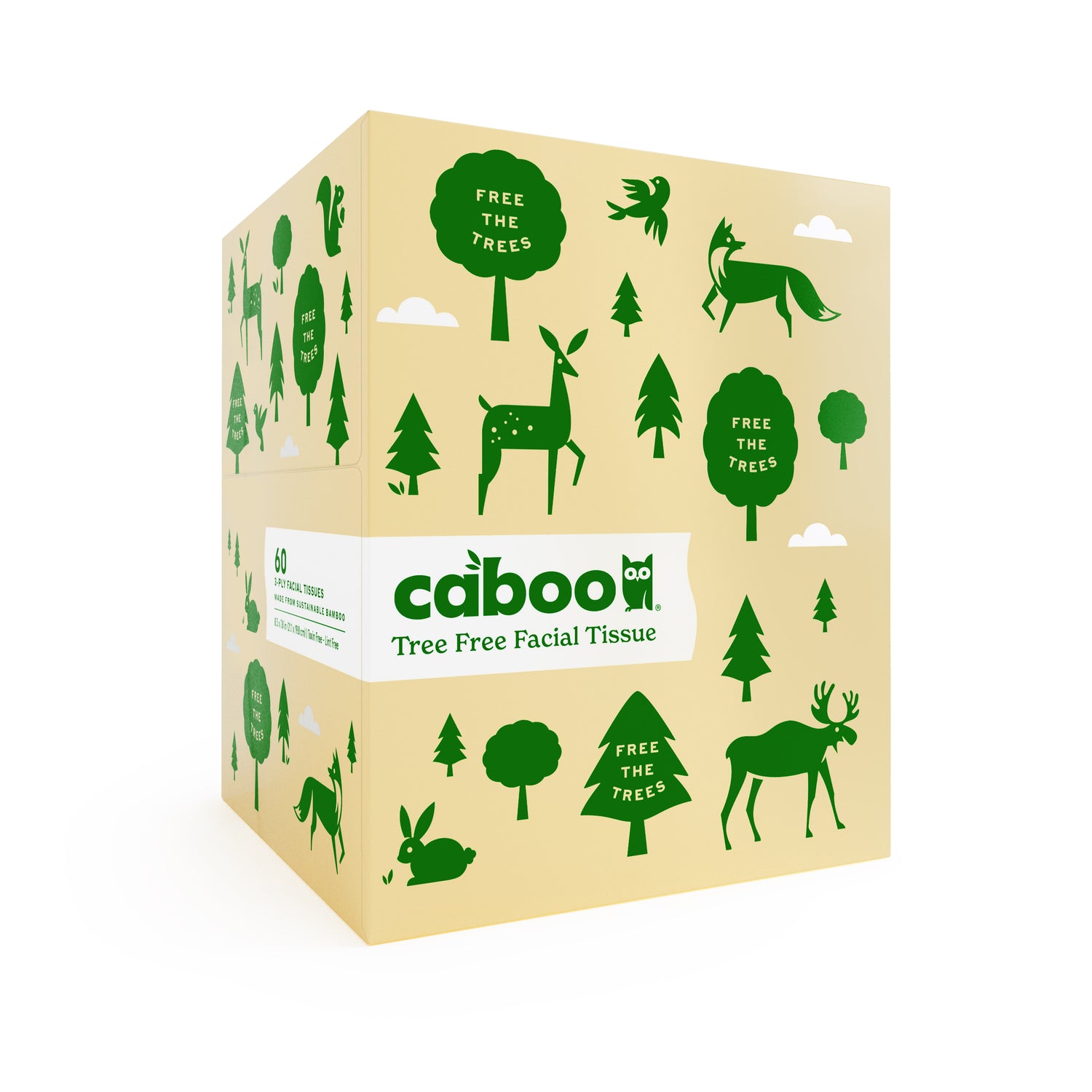 Caboo Cube Facial Tissue 3ply