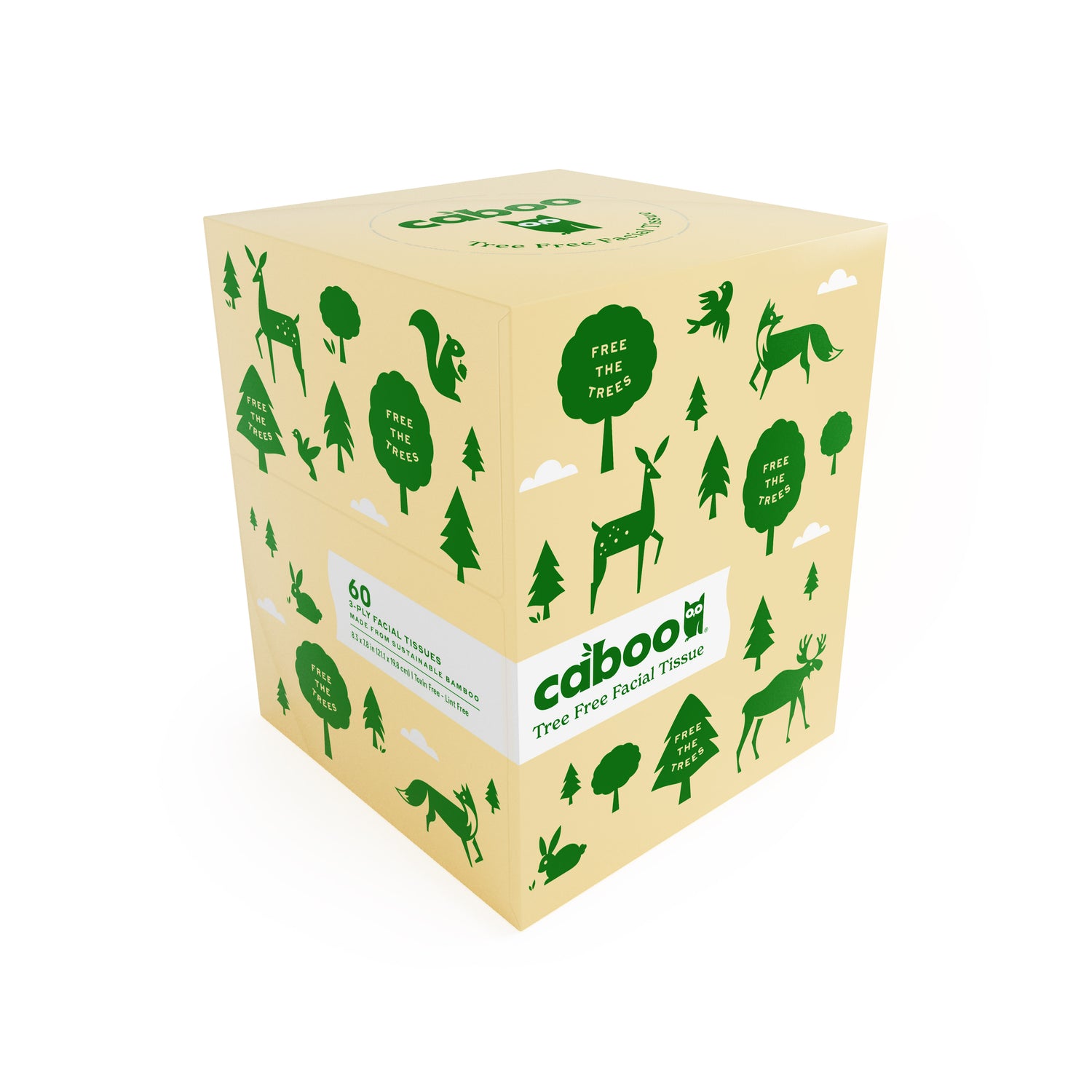 Caboo Cube Facial Tissue 3ply