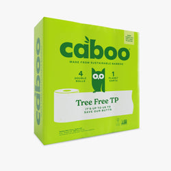 Caboo Bamboo Bath Tissue 4pack 300 sheet P/F