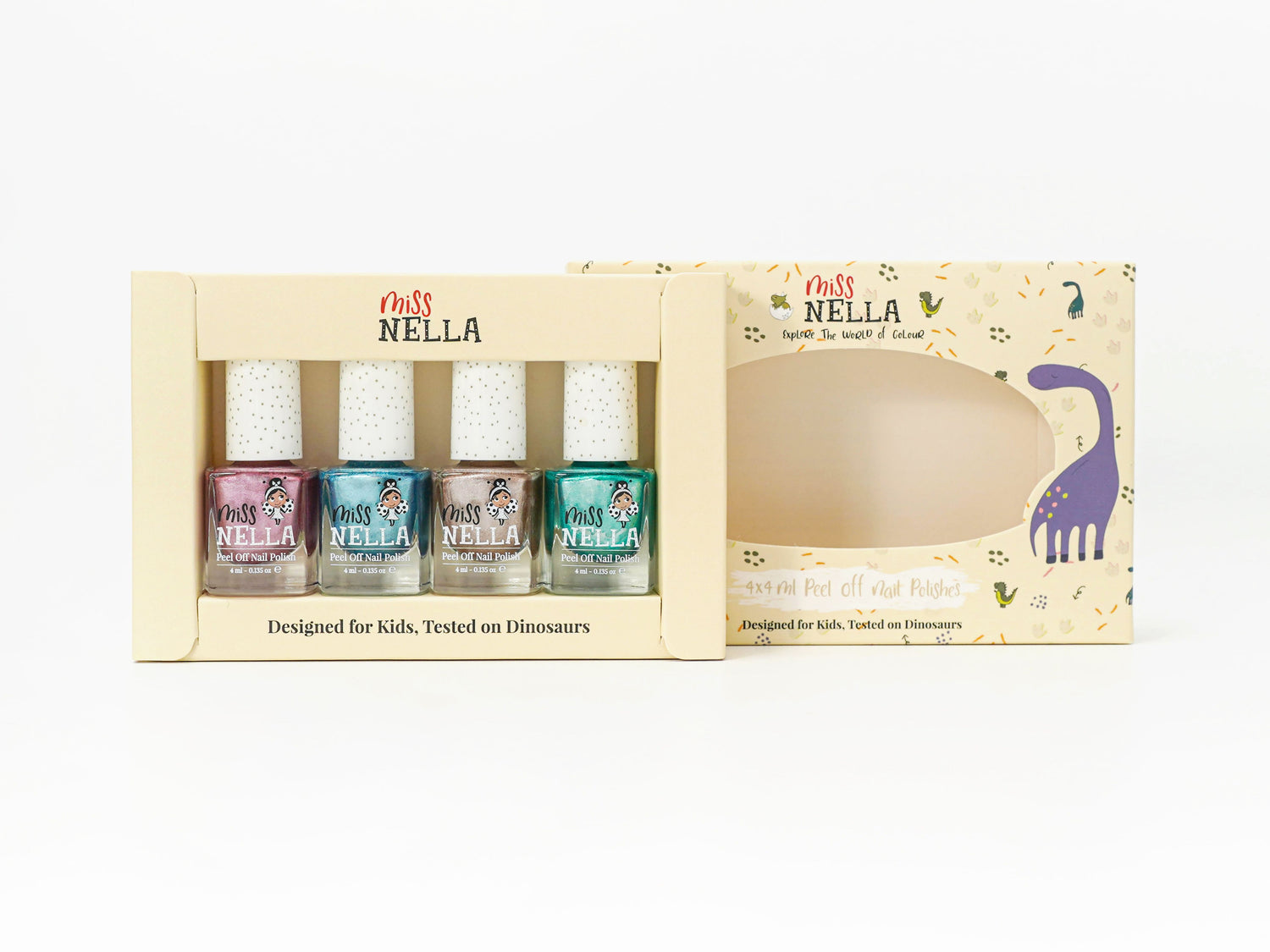 Bundle Of 4 Nail Polishes - Dino Pack