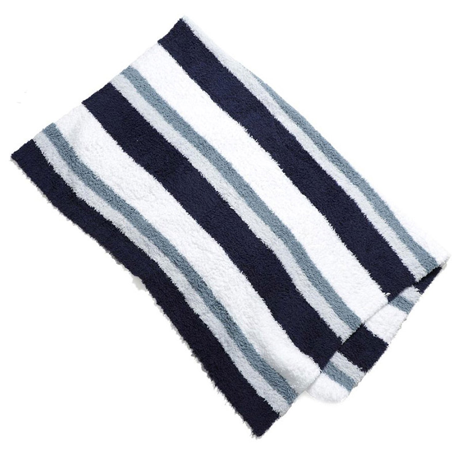 BAREFOOT DREAMS MULTI STRIPPED STROLLER BLANKET