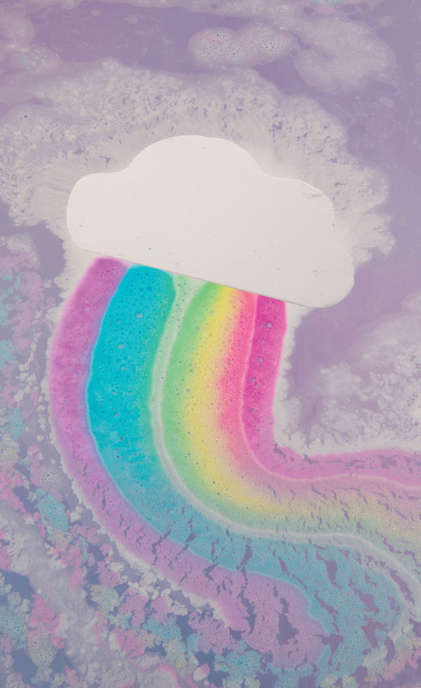 Mini-u Cloud Bath Bomb With Rainbow